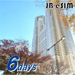【JB Data eSIM】6日