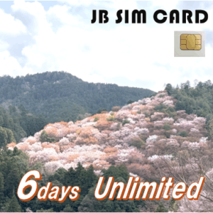 Prepaid Data SIM Card 6 days unlimited