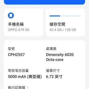 【二手】OPPO A79 5G<br> 🌏支援海外漫遊通話簡訊